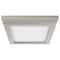 Nuvo Blink Pro 9W 5 in. LED Fixture - CCT Selectable - Square Shape - Brushed Nickel Finish - 120V 62/1707 - alternate 1